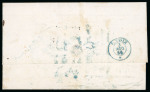 Stamp of Canada » Colony of Canada » Mail to Europe Spain: 1856 – Montreal to Cadiz via Cunard “Asia”