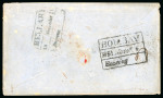 Stamp of Canada » Colony of Canada » Mail to Other Countries India: 1851 – Montreal to Bellary via Cunard and Mediterranean Steamers