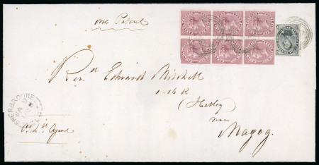 Stamp of Canada » Colony of Canada » Domestic Mail 1852–57 Issue: 6d slate-grey on medium wove together