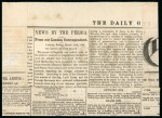 Stamp of Canada » Colony of Canada » Domestic Mail 1852–57 ½d. Rose on Newspaper Wrapper½d. rose affixed