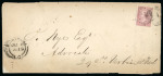 Stamp of Canada » Colony of Canada » Domestic Mail 1858-59 ½d. Rose, Perforated on Drop Letter½d rose,