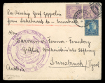 Stamp of Aerophilately » Zeppelins USA-Austria :1929, Zeppelin cover Lakehurst to Innsbruck