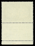 Stamp of Israel 1948 : "Doar Ivri" 1000m blue-black mint *, ligthly
