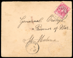 Stamp of South Africa » Anglo Boer War 1901 (Jan 21) envelope from Letjesbosch to "General Cronje / Prisoner of War / St. Helena"