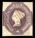 Stamp of Great Britain » 1847-54 Embossed 1847-54 Embossed used set of three incl. very fine 6d
