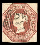 Stamp of Great Britain » 1847-54 Embossed 1847-54 Embossed used set of three incl. very fine 6d