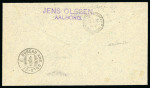 Stamp of Aerophilately » Zeppelins Iceland: 1931 (Jun 30) Iceland Zeppelin Flight (Islandfahrt) envelope sent registered from Reykjavik to Norway with Zeppelin set of three