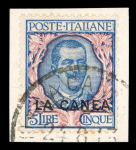 Stamp of Italy » Post Offices Abroad » Italian Post Crete La Canea : 1906, 2c double overprint mint * (signed),