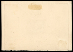 Stamp of Canada » Newfoundland Newfoundland 1928-29 6c Newfoundland Hotel die proof in blue on yellowish wove paper