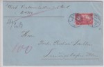 1900: Reichspost issue 1-5 Mark from the very rare  first experimental printing with wide 11 1/2 perforation and in different colors