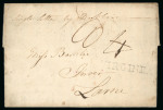 Stamp of Ireland » Postal History (Arranged alphabetically by County) Cavan: 1789-1853 Attractive accumulation of sixty-one
