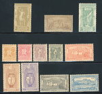 Stamp of Greece » 1896 Olympics » Stamps Greece 1896 Olympics set of 12 mint l.h.
