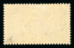 Stamp of Ireland » 1922 (Feb) Dollard Overprints (T1-T14) 10s grey-blue, mint showing plate flaw on the basic Seahorse stamp with strokes over TEN variety (Row 2, Stamp 4), fresh and very fine, a scarce error (Hib. T14c, €475), signed in pencil "Df" David Feldman