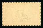 Stamp of Ireland » 1935 Re-Engraved Overprints (T75-T77) 10s indigo, mint showing flat accent overprint variety