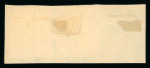 Stamp of Ireland » 1922-23 Thom Three-Line Overprints (T47-T61) 1d red, used single tied on fragment in combination with Map 1d by skeleton cds, the overprinted stamp shows overprint error Accent and AT inserted (Row 15, Stamp 12), very fine and rare usage (Hib. T48a, €450+). Provena
