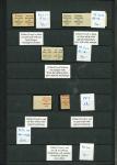 Stamp of Ireland » 1922-35 Overprint Collections 1922 Dollard Collection: An attractive and well-organized assembly presented on black stock pages, comprising proofs, mint singles, and multiples ranging from ½d to 10d. The collection includes pairs, a strip of nine, an