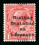 Stamp of Ireland » 1922-35 Overprint Collections 1922 Dollard Collection: An attractive and well-organized assembly presented on black stock pages, comprising proofs, mint singles, and multiples ranging from ½d to 10d. The collection includes pairs, a strip of nine, an