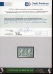 Stamp of Italian States » Sicily » 2 Grana, Plate II » Stamps Sicily 1859 2 Gr. plate II, porous paper (NA), ultramarine (azzurro oltremare) in mint horizontal pair with original brownish gum