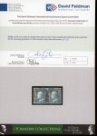 Stamp of Italian States » Sicily » 2 Grana, Plate II » Retouches Sicily 1859 2 Gr. plate II, bright blue (azzuro vivo), four margined horizontal pair positions 81-82, showing position 81 with retouch, very fine and scarce.