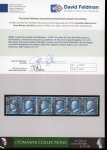 Stamp of Italian States » Sicily » 2 Grana, Plate III » Stamps Sicily 1859 2 Gr. plate III, very dark blue (azzurro scurissimo) used horizontal strip of six, believed to be the largest recorded used multiple of this shade