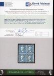 Stamp of Italian States » Sicily » 2 Grana, Plate III » Stamps Sicily 1859 2 Gr. plate III, greenish blue (azzurro verdastro), mint block of four with original gum