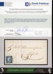 Stamp of Italian States » Sicily » 2 Grana, Plate III » Covers Sicily 1859 2Gr plate III azzurro Palermo to cefalu cover only cancelled  Palermo Partenza