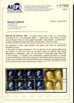 Stamp of Italian States » Sicily » 10 Grana » Stamps Sicily 1859 10Gr. dark blue (azzurro cupo), two singles and two horizontal strips of three, plus 1 Gr. light olive brown (bruno oliva chiaro), plate II, in two pairs, one of these pairs with touched margins, all tied on 
