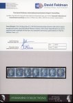 Stamp of Great Britain » 1841 2d Blue 1841 2d deep blue Pl.3 horizontal strip of seven with clear to good margins all round and neat strikes of black MC