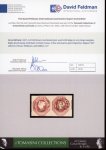 Stamp of Great Britain » 1847-54 Embossed 1847-54 10d brown in horizontal pair used with large to very large margins