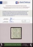 Stamp of Great Britain » 1855-1900 Surface Printed 1857 Emblems 1s pale green mint block of four with large part o.g.