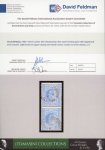 Stamp of Great Britain » King Edward VII 1902-10 De La Rue 10s ultramarine in fine used vertical pair with registered oval cancels