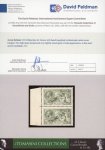 Stamp of Great Britain » King George V 1913 Waterlow £1 green in left hand marginal vertical pair mint n.h.