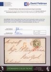 Stamp of Great Britain » 1847-54 Embossed 1856 (Sep 12) Folded letter sheet from Drummonds, London