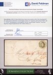 Stamp of Great Britain » 1847-54 Embossed 1850 (May 10) Folded letter sheet from London to New