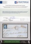 Stamp of Italian States » Sicily » Cancellations (ordered by towns alphabetically) PALAGONIA: 1859 (27.5) cover franked 2 Gr. very dark blue plate III, NA paper with oval PALAGONIA alongside