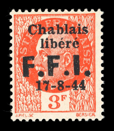 Stamp of France » Libération Thonon/Chablais : 1944, série complèt