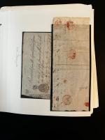 Stamp of Ireland » Revenues & Fiscals » Embossed Stamp Duty 1787-1817 General Duty: Old-time attractive collection