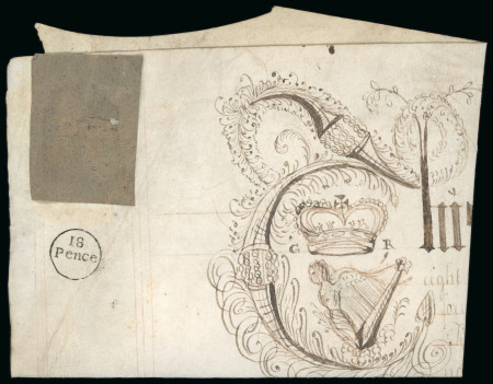 Stamp of Ireland » Revenues & Fiscals » Embossed Stamp Duty 1775-1909 General Duty: Old-time attractive collection