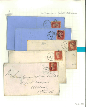 Stamp of Ireland » GB Used In Ireland 1845-1909 Diamond Numerals: Attractive collection neatly