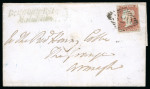 Stamp of Ireland » GB Used In Ireland 1844-1909 Diamond Numerals: Attractive collection neatly mounted on 60 album pages with over 200 covers, stamps and fragments, classified by Post Office number from 300 to 398 (incomplete), Leighlinbridge to New Ross, mi