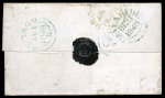 Stamp of Ireland » GB Used In Ireland 1844-1909 Diamond Numerals: Attractive collection neatly mounted on 60 album pages with over 200 covers, stamps and fragments, classified by Post Office number from 300 to 398 (incomplete), Leighlinbridge to New Ross, mi