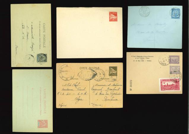 Stamp of Colonies françaises » Colonies Francaise Collections et Lots 1892-1950, joli lot de 55 entiers postaux neufs et