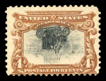 Stamp of United States » 1901 Pan-American Exhibition Issue 1901 Pan-American Exposition Issue 4c, centre inverted