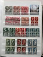 Stamp of France » Collections 1900-1949, dans un classeur joli lot de timbres semi-modernes