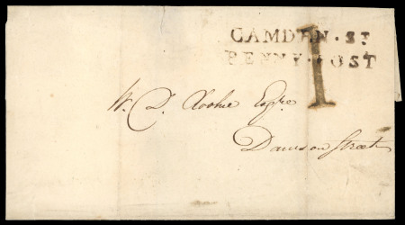 Stamp of Ireland » Postal History (Arranged alphabetically by County) Dublin – Penny Post: 1803-1840 Specialised collection