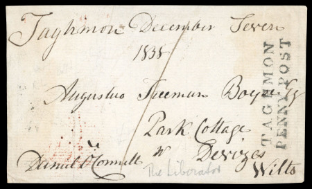Stamp of Ireland » Postal History (Arranged alphabetically by County) Wexford: 1782-1858 Attractive accumulation of fifty-four