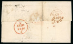 Stamp of Ireland » Postal History (Arranged alphabetically by County) Westmeath: 1731-1853 Attractive accumulation of sixty-one
