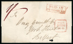 Stamp of Ireland » Postal History (Arranged alphabetically by County) Waterford: 1754-1853 Attractive accumulation of over