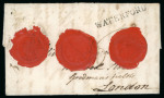 Stamp of Ireland » Postal History (Arranged alphabetically by County) Waterford: 1754-1853 Attractive accumulation of over