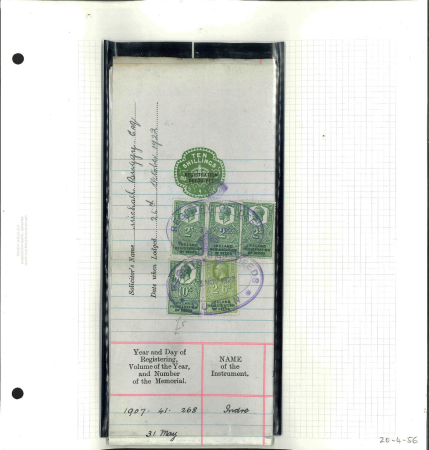 Stamp of Ireland » Revenues & Fiscals 1919-1927 General Duty for Irish Use: Old-time attractive